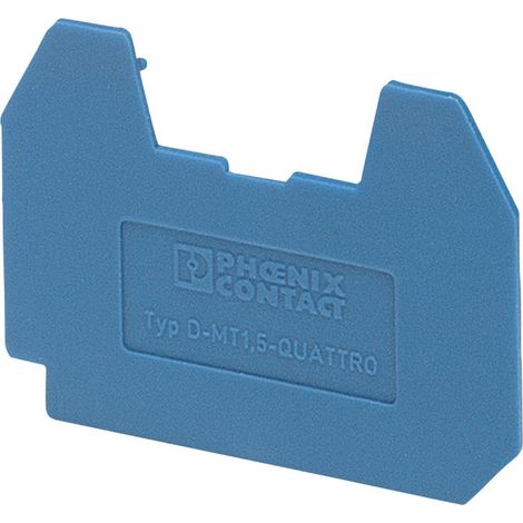 Phoenix Contact 3025309 Flasque d'extrémité Convient pour (détails): MT 1,5 -QUATTRO BU bleu 1 pc(s) D11925