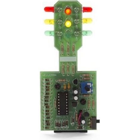 Feu De Signalisation - Led Orange Clignotant - Ip65 Etanche - 230 V Ac - Chantier Route Trafic - 1 Piece (1/2)