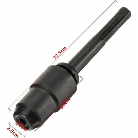 Adaptateur SDS Max vers SDS plus – Mandrin rapide 0.9 cm – Acier chromé 40 – Compatible perceuses Bosch, Hilti, Makita (1/4)