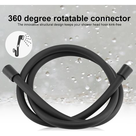 Flexible de douche anti-torsion de 152 cm (60 pouces) pour pommeau de douche à main - Remplacement (1/5)