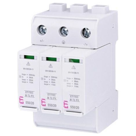 Ogranicznik de surtension ETI-POLAM ETITEC M T2 PV 1100 40 kA