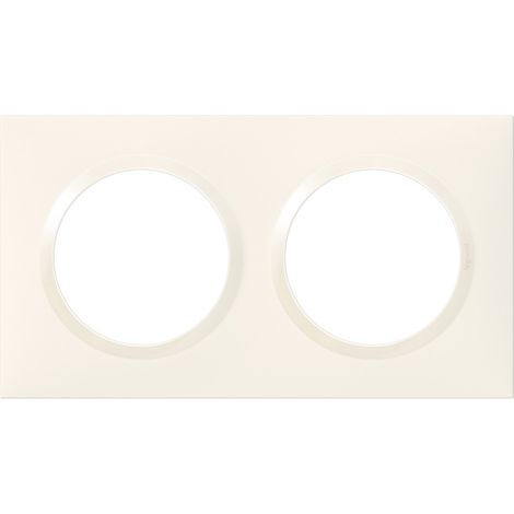 Piastra Decorativa Dooxie 2 Posti Bianca - Legrand (1/5)