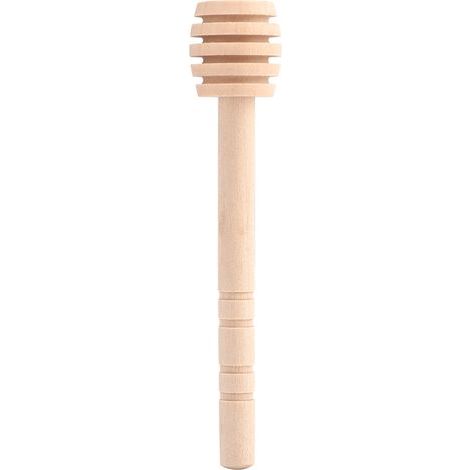 50pcs Cuillère à Miel en Bois, Mini bâtons de Distributeur de Miel, Bâtons en Bois de Plongeur de Miel, remuant Le bâton Portables pour Le Pot de Miel arrosent Le Miel (10cm / 3.9inch) (1/5)