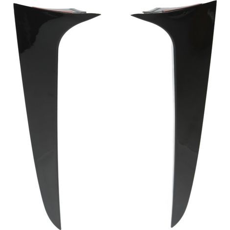 Paire de becquet latéral de fenêtre arrière, aile gauche droite de remplacement noir brillant pour X3 F25 2011 – 2017 (1/5)