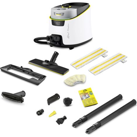 Kärcher SC 5 DELUXE SIGNATURE LINE Zylinder-Dampfreiniger 1,3 l 2250 W Schwarz, Weiß