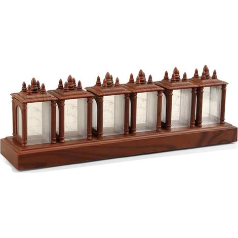 Reloj De Mesa Electrónico - Con Alarma - Sensor De Temperatura Ambiental - Pantalla De 7 Cm - Alimentación Principal 220 V Con Batería De Reserva CR2032 - 1 Unidad (1/5)