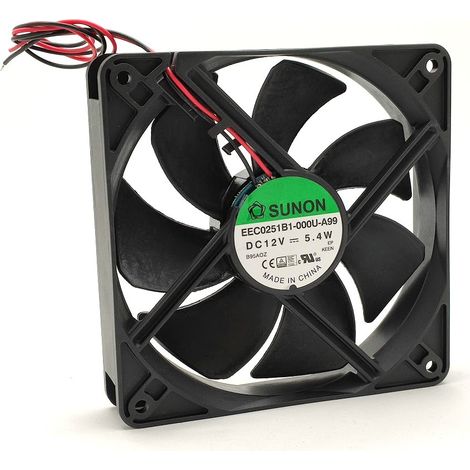 Ventilatore 12vdc 120x120x25mm 2w 5,3w Eec0251b1-a99