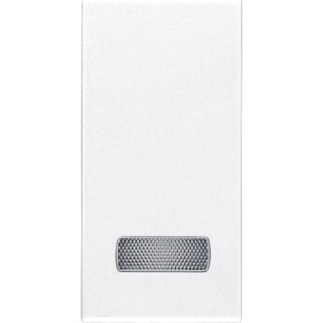Tasto 1M con diffusore bianco vimar eikon 20026.B