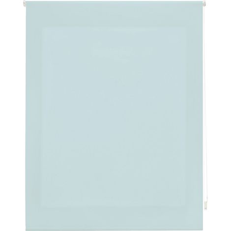 Estor Poliéster enrrollable opaco liso Celeste 140X175 cm (1/5)