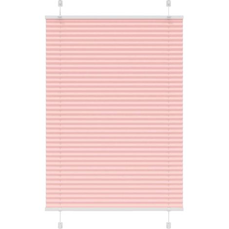 Plissee Rosa 85x100 cm Stoffbreite 84,4 cm Polyester