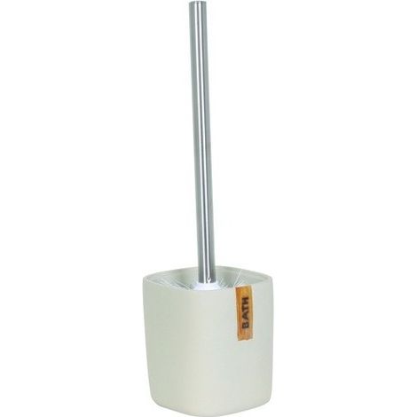 Brosse Wc avec support Ciment IGUACU Blanc MSV (1/3)