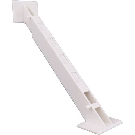Barre de Rangement d'Angle pour Douche ABS Autocollante Télescopique Barre de Coin Salle de Bain pour Camping-Car (1/5)