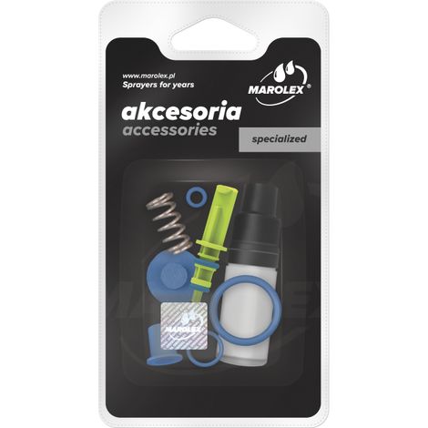Marolex Zestaw de reparación Axel Alka 2000/3000, ideal para mantenimiento de sistemas de presión, incluye herramientas de alta calidad, fácil de usar y duradero.