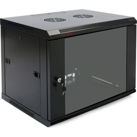 RackMatic - Rack serveur 19" 6U 600x450x370mm armoire murale SOHORack RackMatic (1/5)