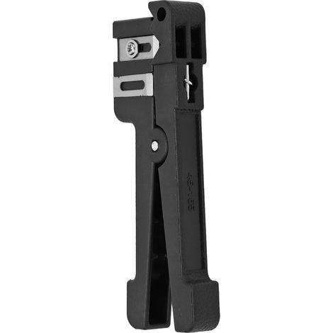 Pince à dénuder pour câble coaxial, outil manuel noir pour dénudage de gaines de fibre optique de 4,8 à 7,9 mm². (1/5)