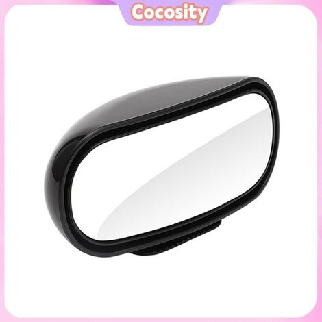 Cocosity Rétroviseur d'angle mort Rétroviseur de Voiture, Rotation à 360 Degrés, Miroir de sécurité Réglable, auto outillage Noir (1/5)