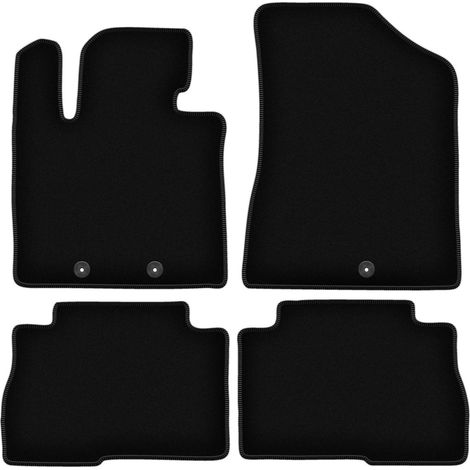 Schwarze Velours-Fußmatten (BASIC) für: Kia Sorento II FL SUV (2012-2014)