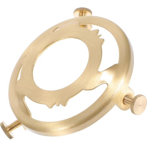 Support de Lampe en Cuivre pour Abat-Jour, Anneau Robuste à Trois Trous, Installation Facile, Design Élégant pour Décoration Intérieure (1/5)