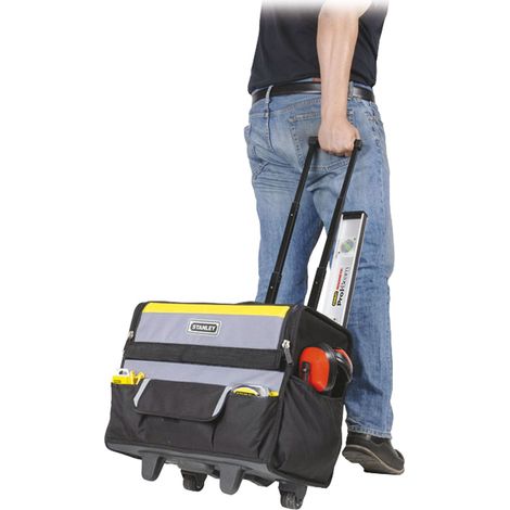 Borsa trolley portattrezzi in tessuto nylon tecnico Stanley 1-97-515 con tasche e vani per utensili (1/5)