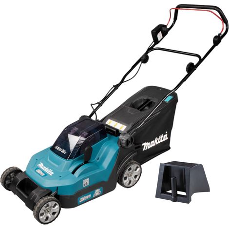 Tosaerba a batteria Makita DLM 382 Z 36 V (2x 18 V) 38 cm 40 l + cuneo di pacciamatura - senza batteria, senza caricabatterie