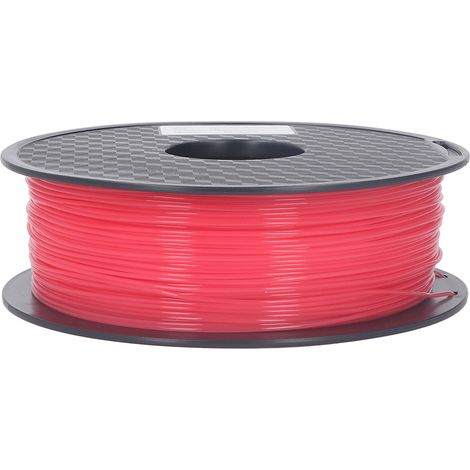 Filament PLA 1.75mm rouge à blanc dégradé, consommable d'impression 3D, vitesse 30‑90mm/s (1/5)