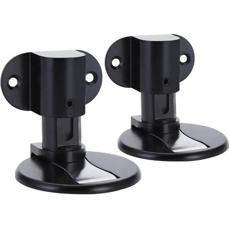 2 Butées Porte Magnétiques Noires Réglables 3M (1/4)