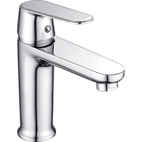 Rubinetto Miscelatore per Lavabo bagno completo di accessori X002-1 (1/5)