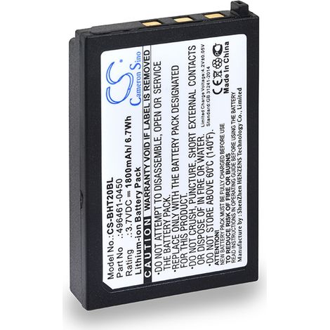NX - Batterie lecteur codes barres 3.7V 1800mAh - 496461-0450BT-20L496461-0450 (1/2)