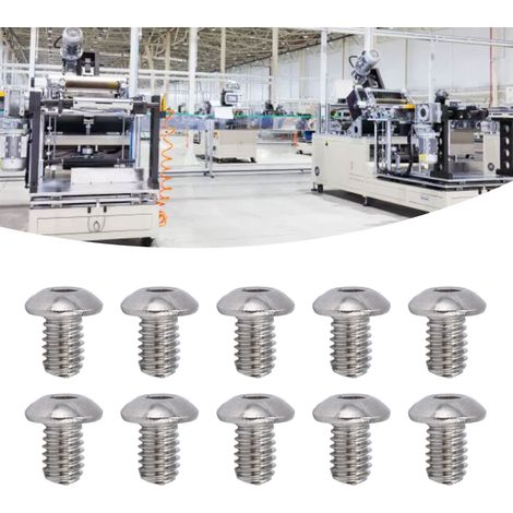 100 vis à tête cylindrique creuse M4, référence 2802-0004-0006, vendues par lot (1/5)