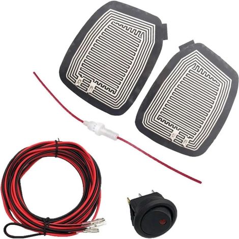 2 pièces (Tapis Uniquement)Rétroviseur extérieur de Voiture avec Chauffage électrique en Verre, Tapis Chauffant et désembueur. (1/5)