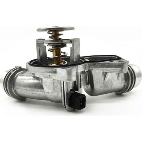 Compatible avec l'ensemble thermostat de liquide de refroidissement en aluminium automobile 11531437040 (1/5)