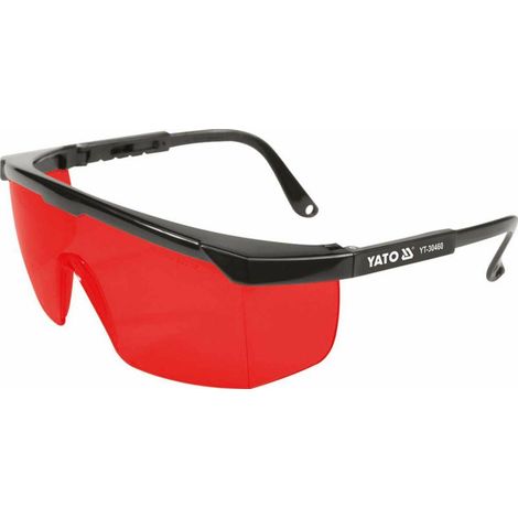 LUNETTES LASER ROUGES YT.
