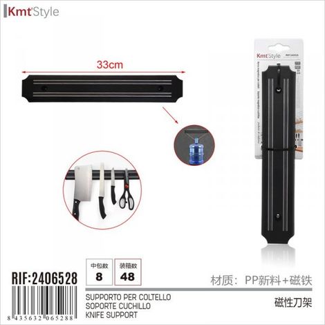 Barra Magnetica per Coltelli e Attrezzi 330mm (1/3)