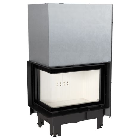 Inserto para chimenea MBZ 13 BS cristal en el lado izquierdo puerta de guillotina (1/5)