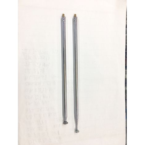 6155-6-section external thread M3 telescopic antenna for toys, lights, remote control cars, and airplanes. 170mm folded, 820mm unfolded. (1/3)