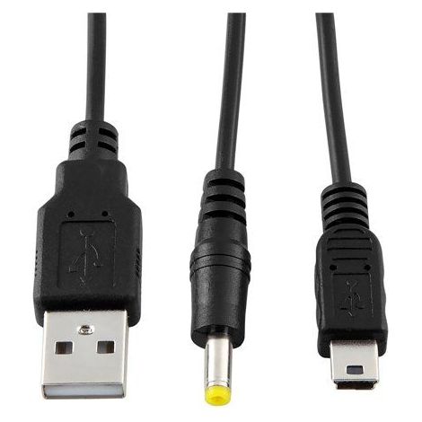 Cable USB carga datos Sony PSP 1000 2000 3000 (1/2)