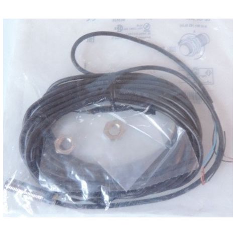 Detecteur inductif cylindrique M08 12/24V DC sortie PNP 1NC (1O) 3 fils portée 2.5mm noyable avec cable 5m SCHNEIDER ELECTRIC
