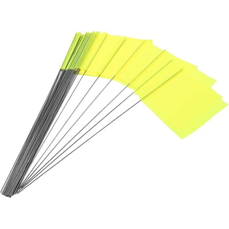 50 Stücksfahnen aus Stahldraht und Pvc für