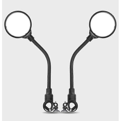 2er-Pack Fahrradspiegel für 22–32 mm Lenker – 3D-Sicherheitsspiegel, 360° verstellbar und drehbar für Mountainbike, Rennrad, E-Bike und Moped (1/5)