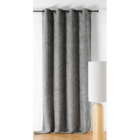Rideau d'ameublement "Aspen" 135x250cm - 135x250cm - Gris (1/2)