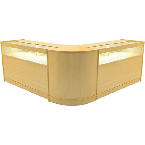 Iris LED Shop Counter Set CM60 & 2 x B1500 - Maple