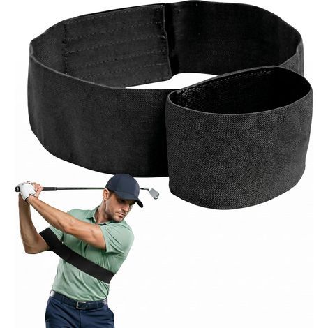 Slider Aide à l'entraînement au golf et au swing de golf – Bracelet élastique de correction pour entraînement en intérieur et extérieur (1/5)