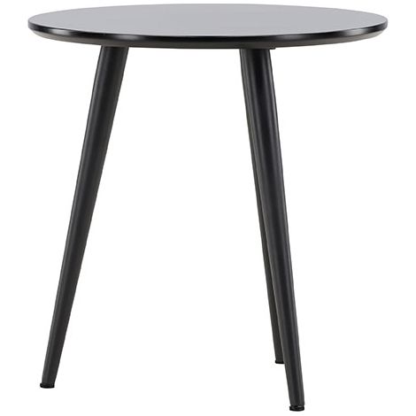Askim Ecktisch Ø48 cm schwarz. (1/5)