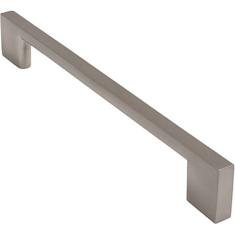 Tirador aluminio TCA níquel satinado 128mm muebles armarios