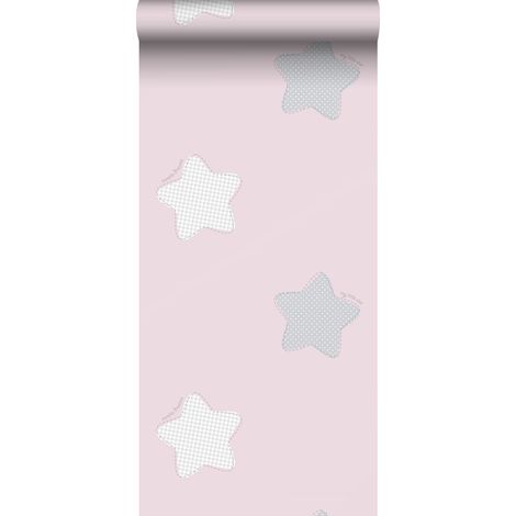 papier peint étoiles rose et gris - Sanders & Sanders (1/4)