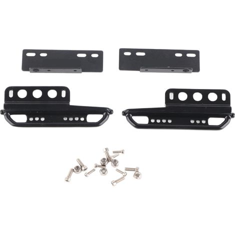 1 jeu de marches latérales RC robustes, résistantes à l'usure, capacité de charge élevée, marchepieds noirs pour Axial SCX24 (1/5)