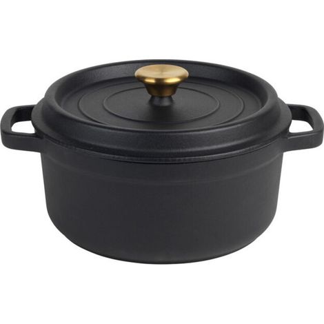 Olla de hierro fundido Russell Hobbs RH02524BEU7 de 24 cm, color negro. (1/3)