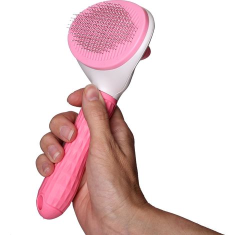 Brosse à poils pour chiens et chats, adaptée aux poils longs et courts.-AquaForge (1/5)