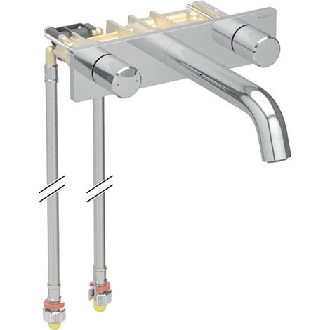 Geberit ONE Waschtischarmatur rundes Design, Wandmontage, (1/5)