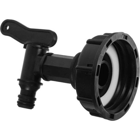 Robinet de Tonneau à Pluie pour Réservoirs Extérieurs Accessoire Pratique pour Arrosage de Jardin et Récupération Eau de Pl (1/4)